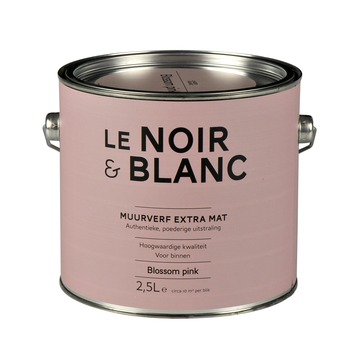 Le Noir & Blanc muurverf extra mat blossom pink 2,5 liter