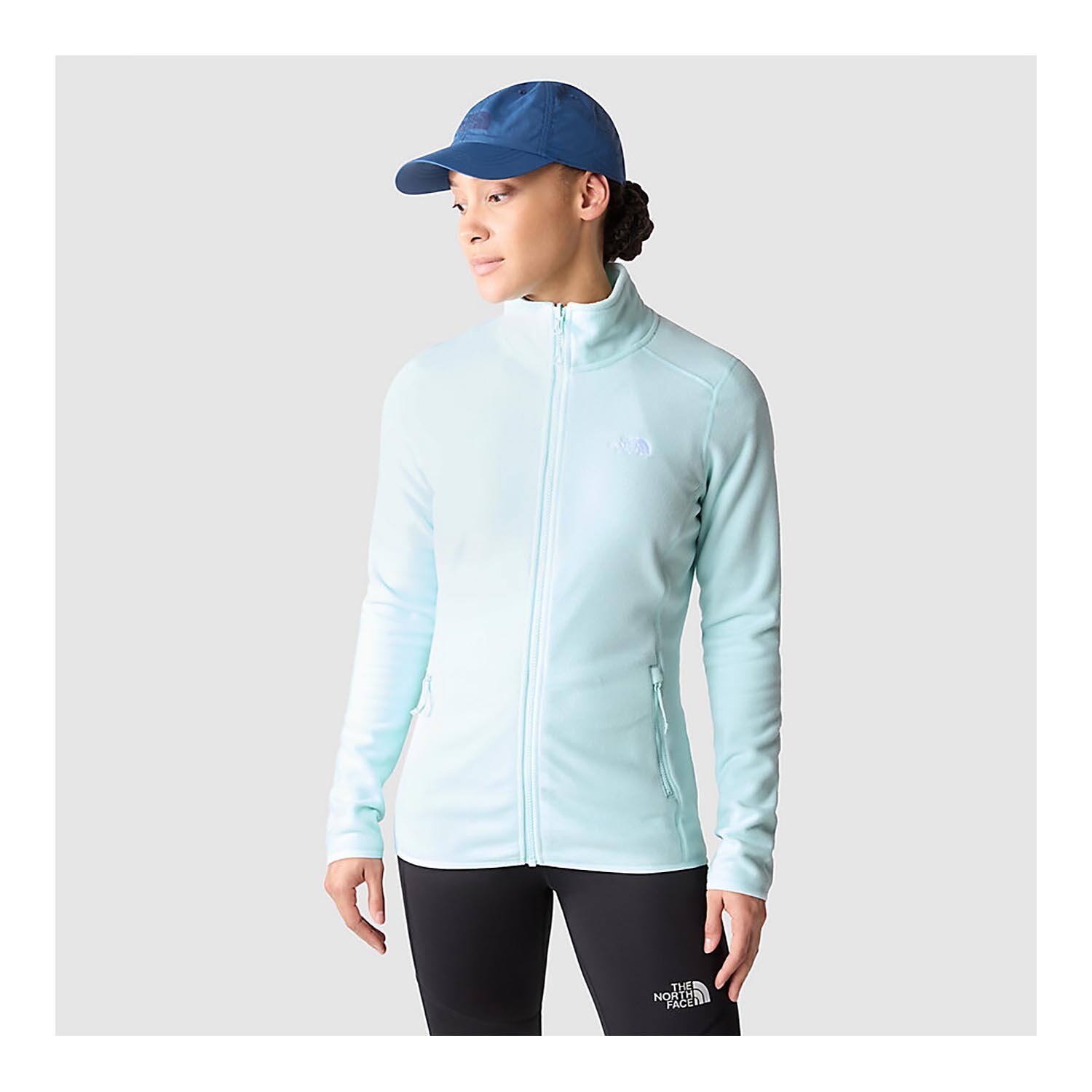 The North Face Womens 100 Glacier Full Zip 2021 model F2021 mo