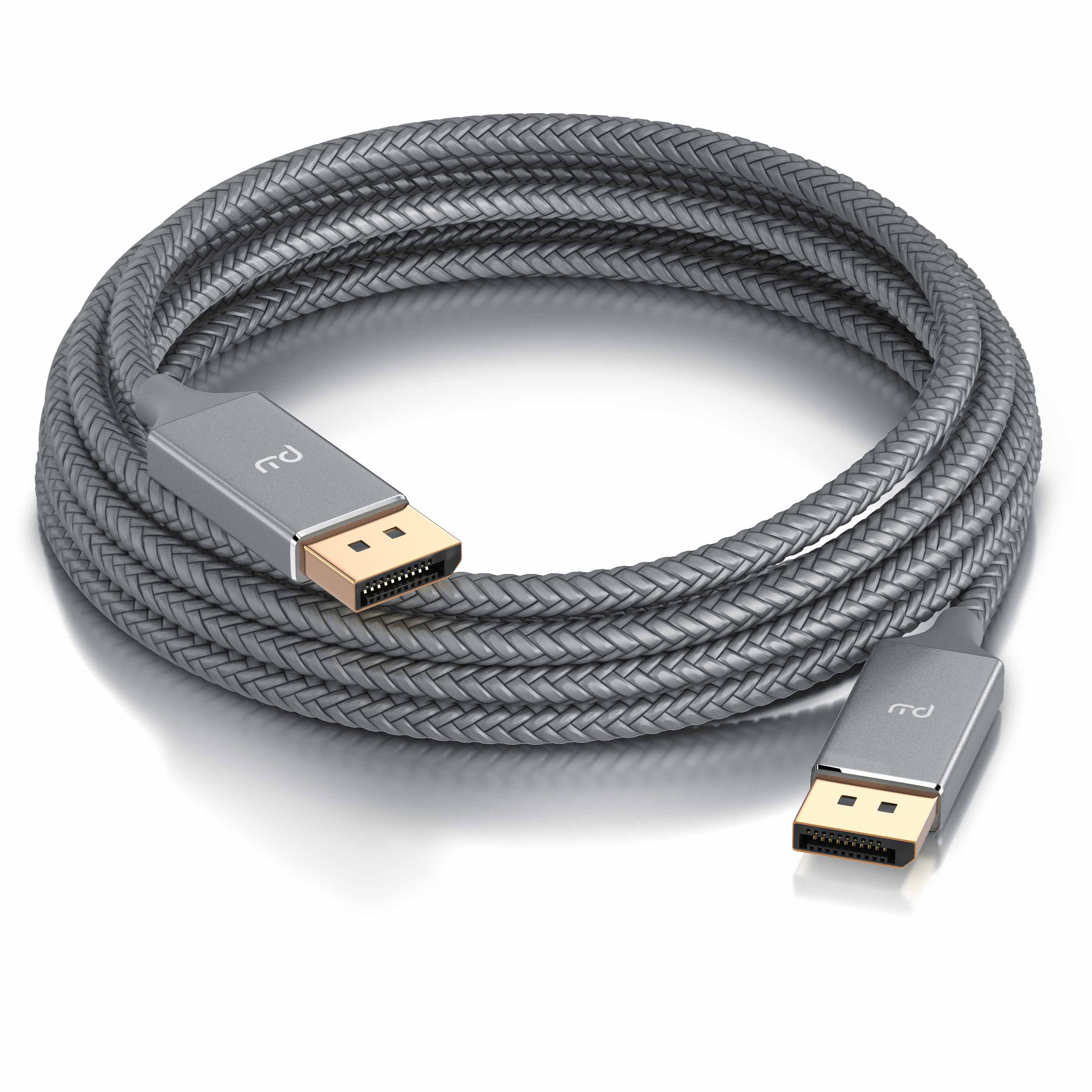 Primewire Premium DisplayPort auf DisplayPort Kabel mit Nylonummantelung 4K 3840 x 2160 @ 60 Hz - 3m