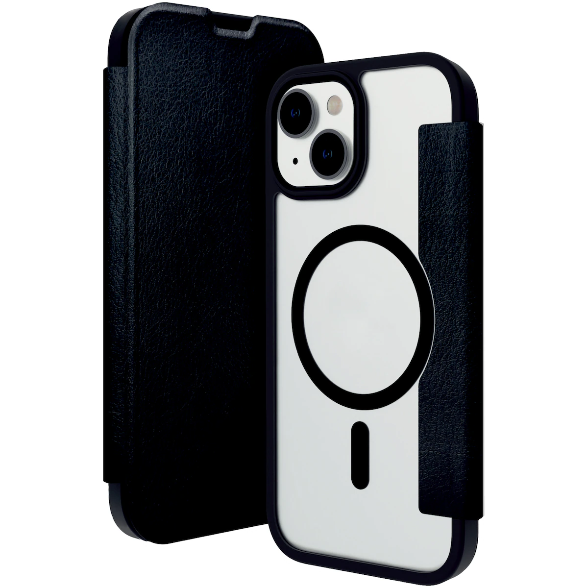 Dbramante1928 Helsinki MagSafe iPhone 15 lommebokdeksel (sort)