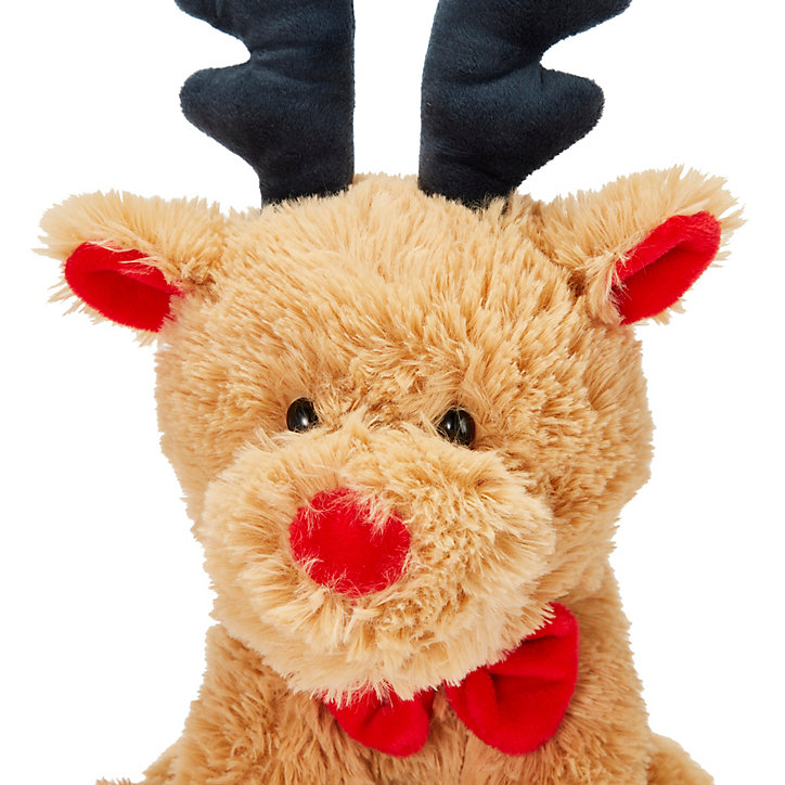 Peluche de Noël animée et musicale renne
