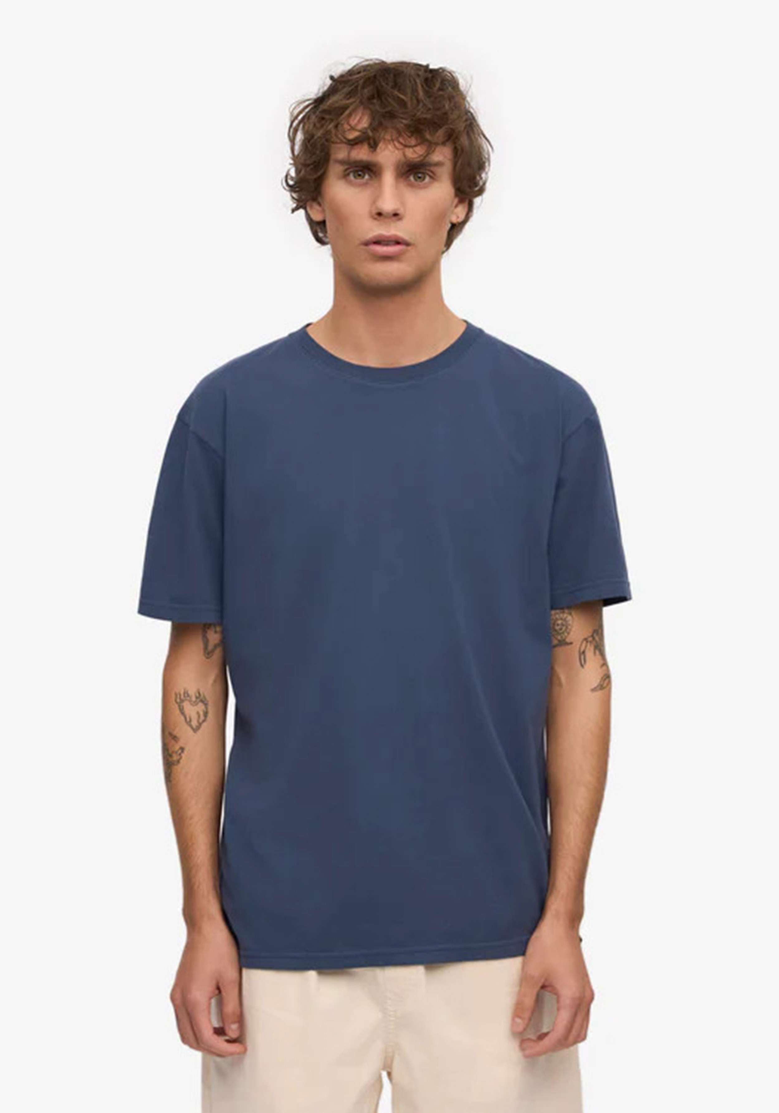 Colorful Standard Herren-T-Shirt Petrol Blue