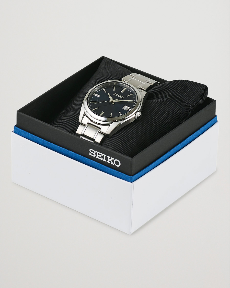Seiko Sapphire 40mm Steel Blue Dial