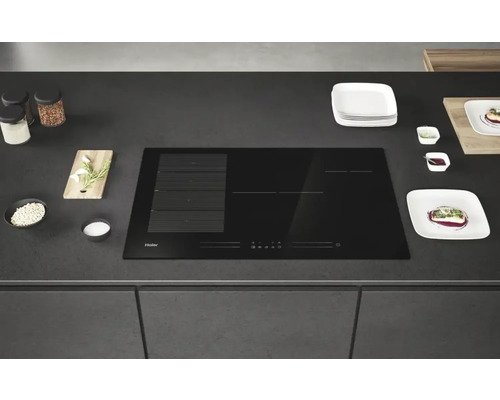 Frameloze inductiekookplaat HAIER 800 x 520 mm 6 inductiekookzones HAMTSJ86MC/1