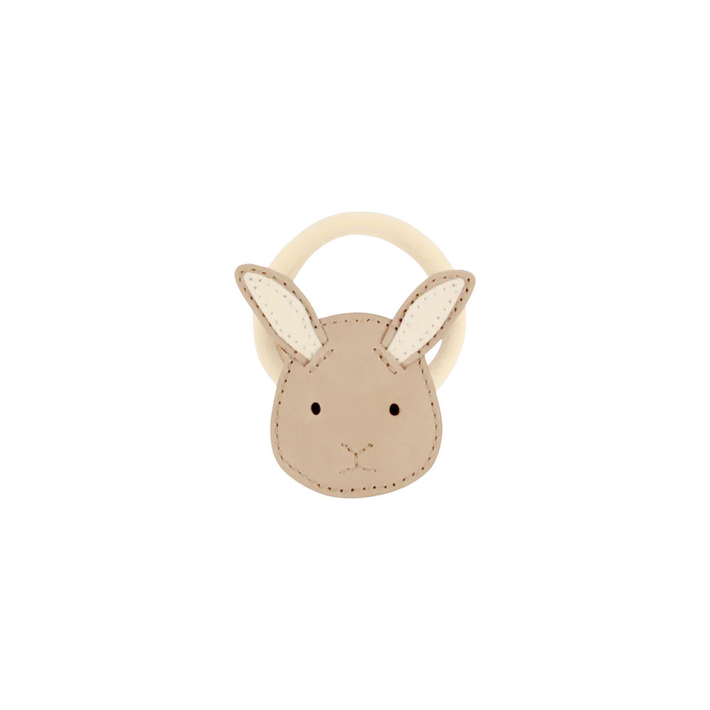 Josy Classic Hair Tie | Bunny | Taupe Nubuck