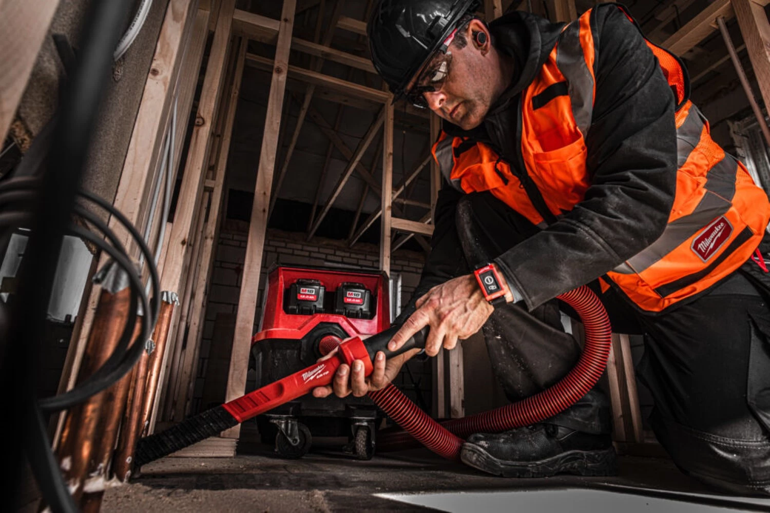 Milwaukee M18 ONEF2VC34M-0 18V Li-ion accu Stofzuiger body - M-Klasse - 34 liter