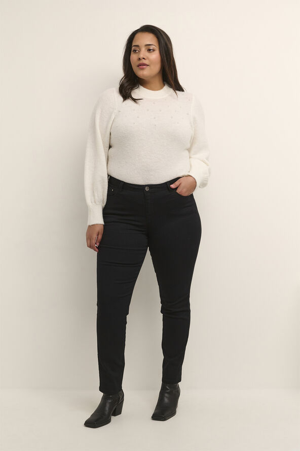 Kaffe Curve KCwilla Ida Slim Jeans Black deep