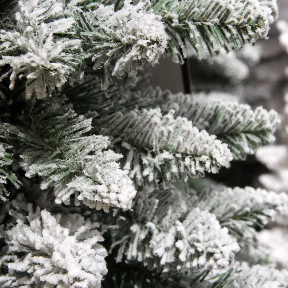 Sapin artificiel de Noël Narrow H120 cm Vert enneigé