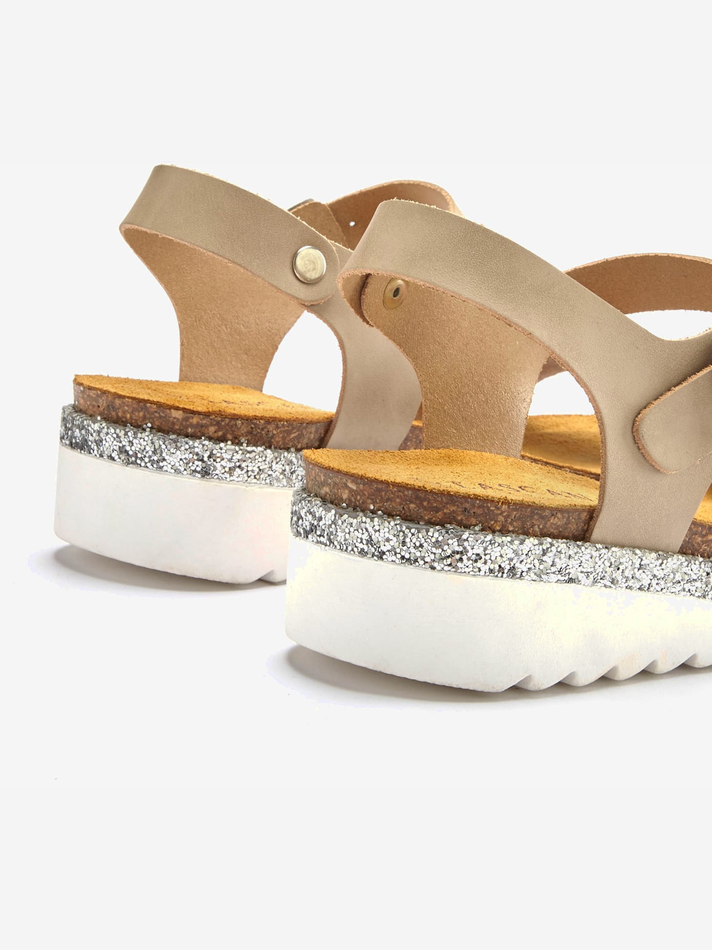 Sandales à brides cuir de qualité