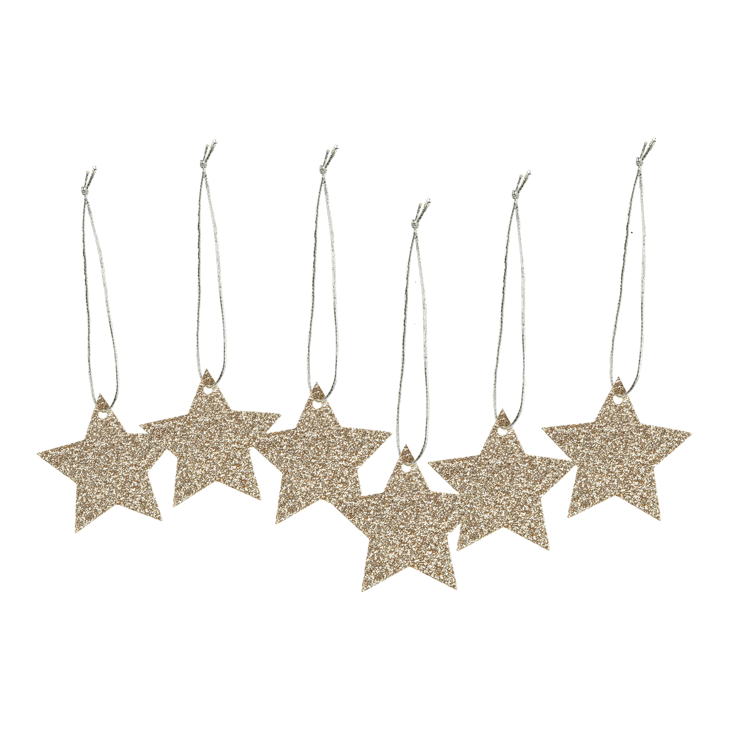 gold, L 6 cm, 6 Stück