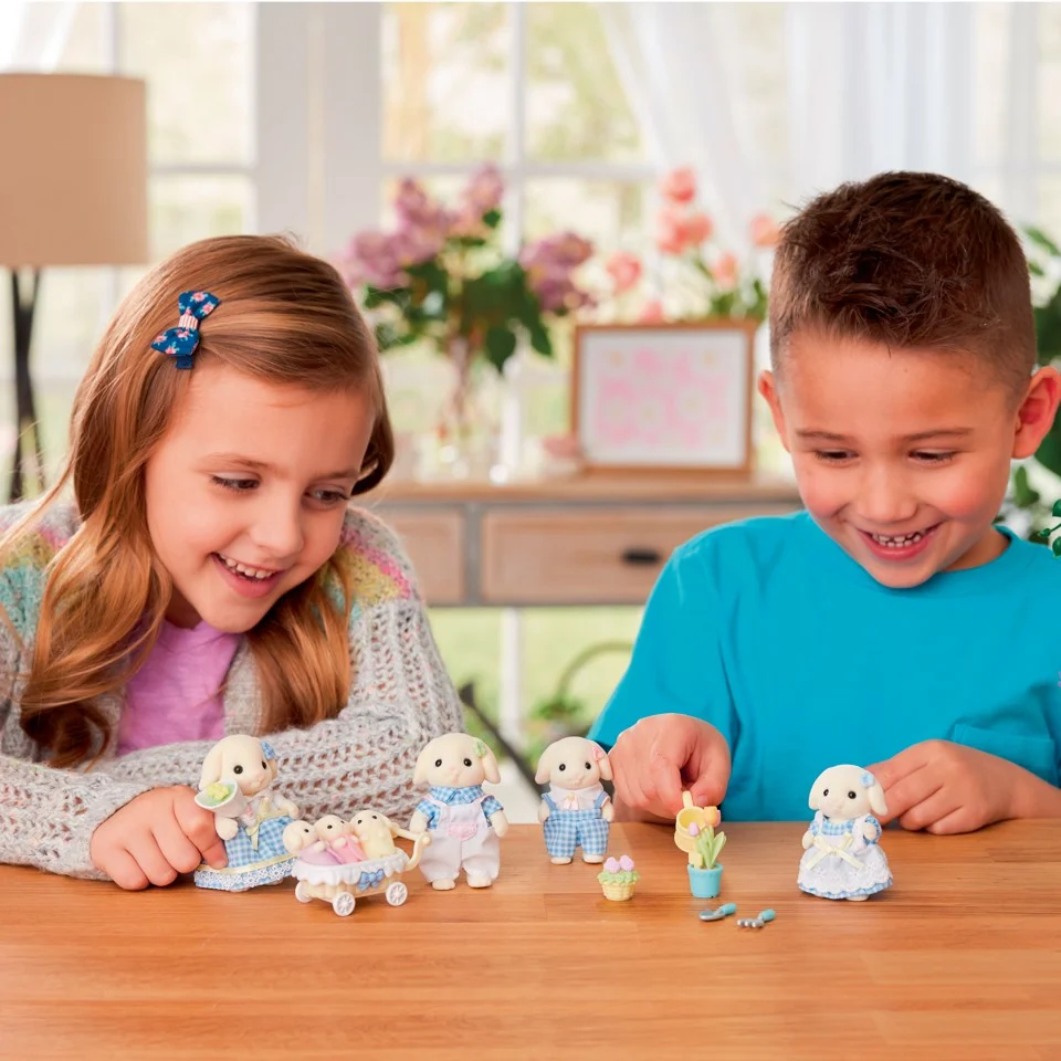 Sylvanian Families - Blomsterhavesæt - Flora Kanin Bror & Søster (5736)
