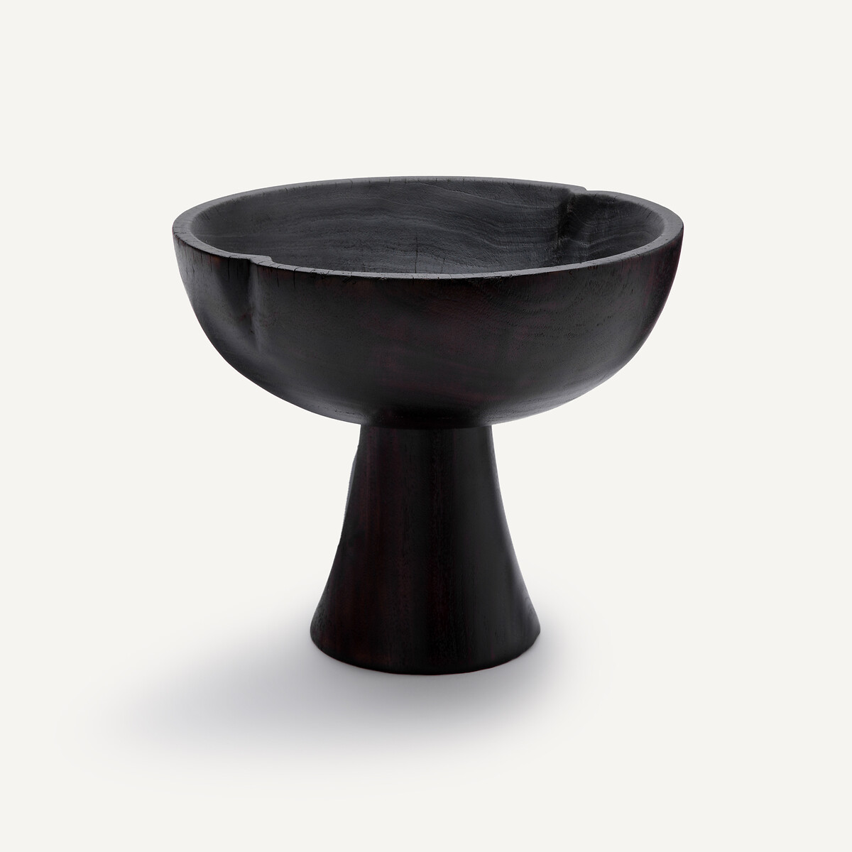 AM.PM<br>Tigela sobre uma base de mogno queimado, Kuchoma