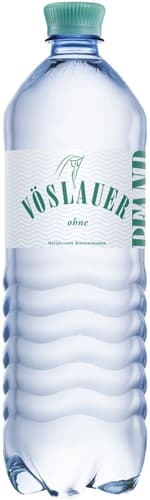 Vöslauer Mineralwasser ohne Kiste 9x1,0 l PET (MEHRWEG)