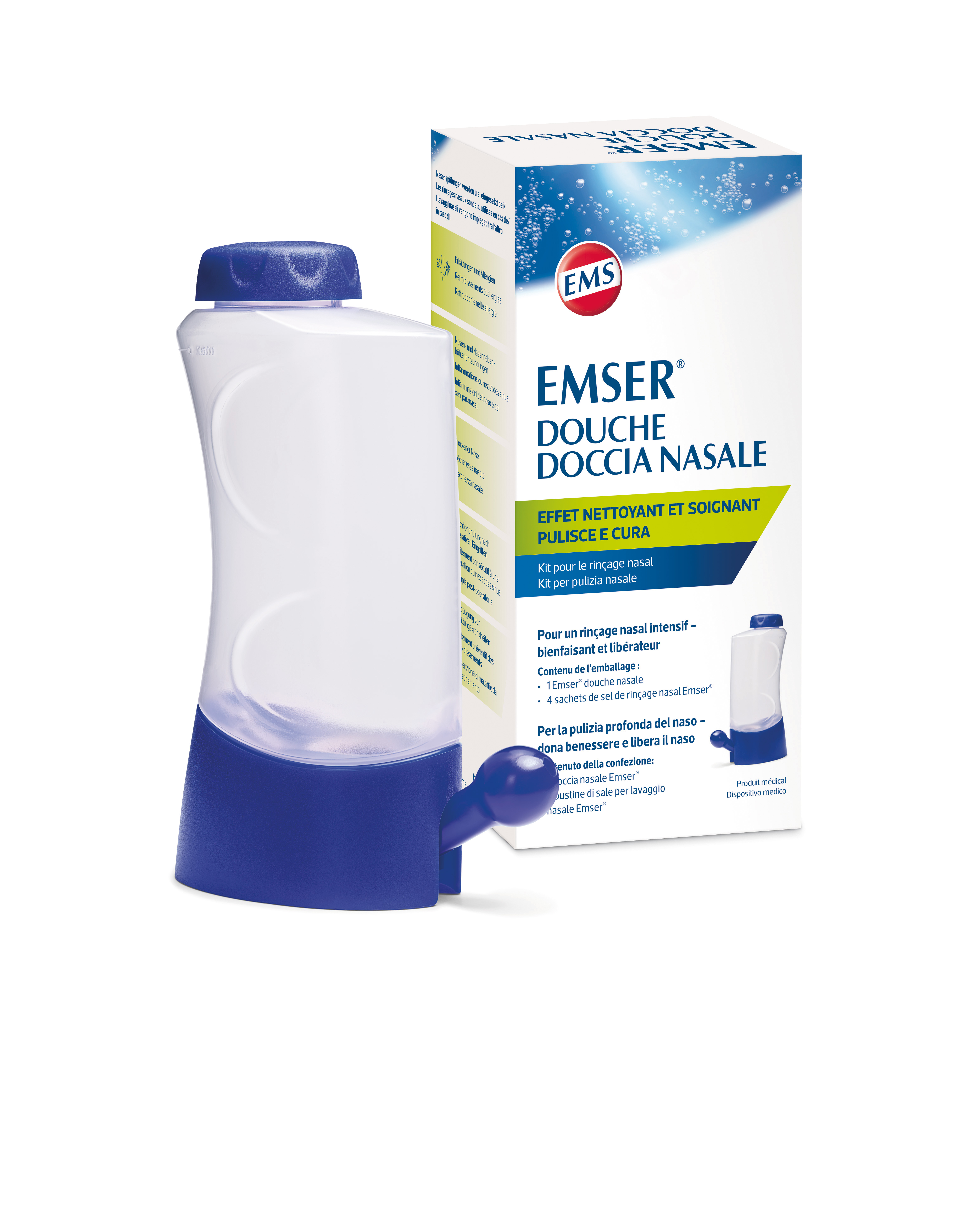 EMSER Nasendusche   4 Beutel Nasenspülsalz 1 Stk