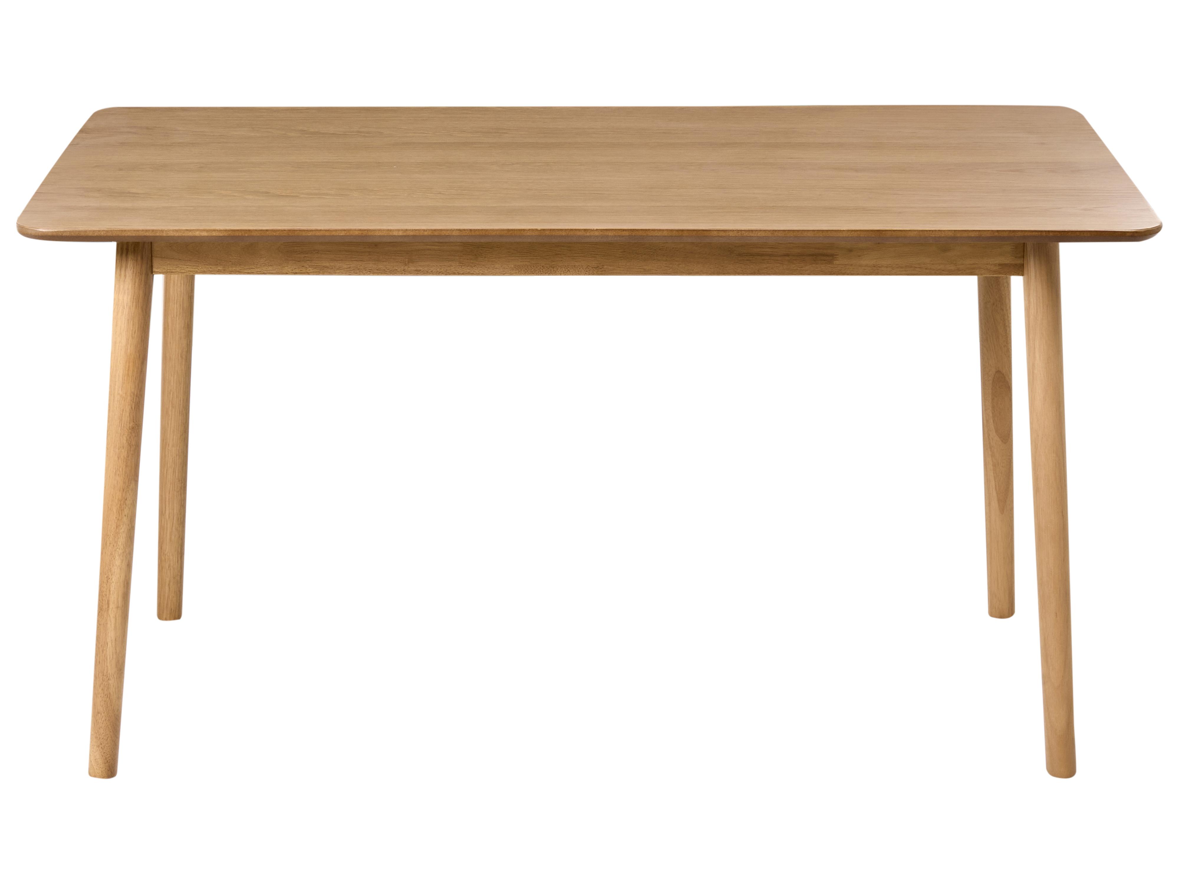 Eettafel ELVYN Licht eikenhout 80 cm 140 cm