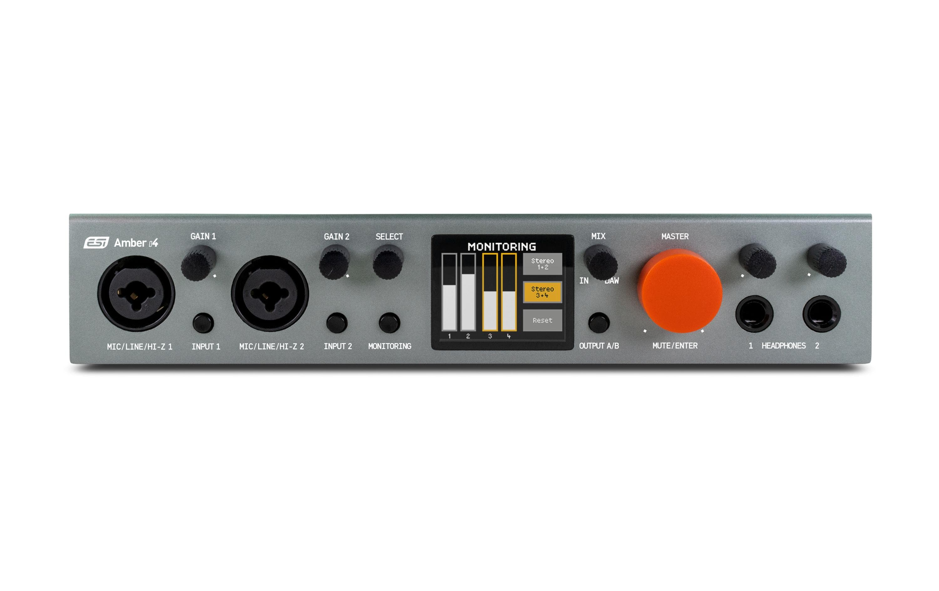 Audio Interface Amber i4<br>Kompaktes 4 x 4 USB-C Audio-Interface