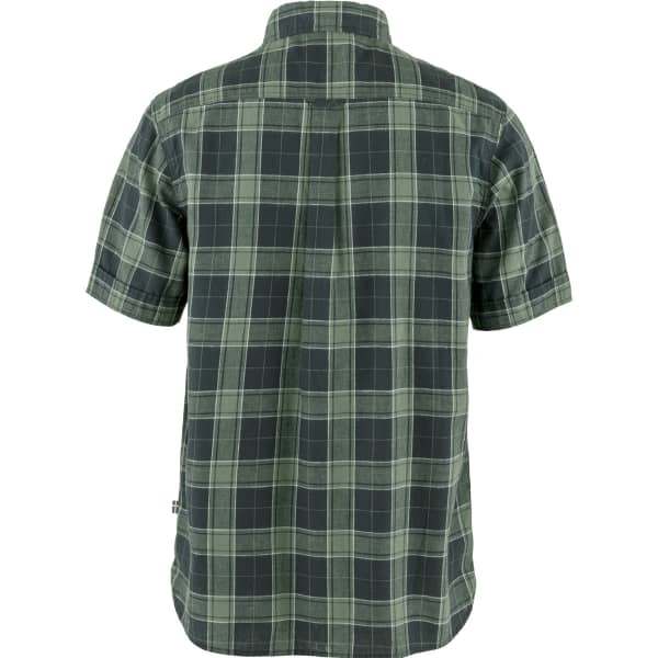 Chemise randonnée FJALLRAVEN OVIK TRAVEL SHIRT SS M DARK NAVY-PATINA GREEN