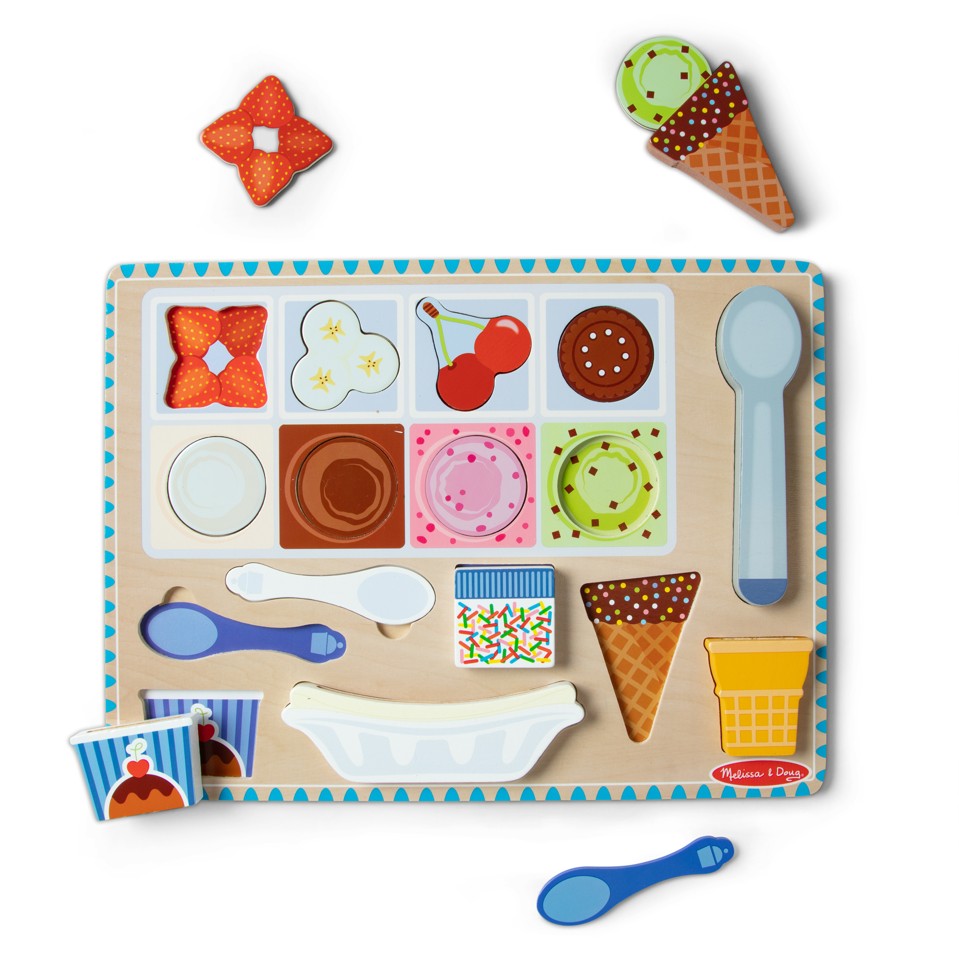 Melissa & Doug - Isvfaffel - Magnetisk Puslespil