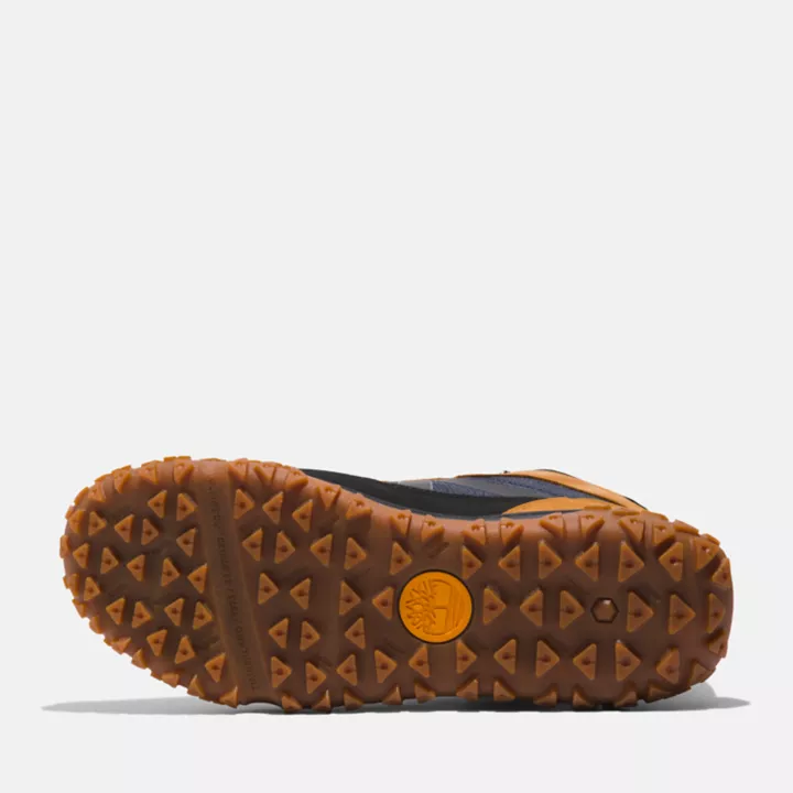 Bota de caminhada Greenstride Motion 6 para homens na cor amarela.