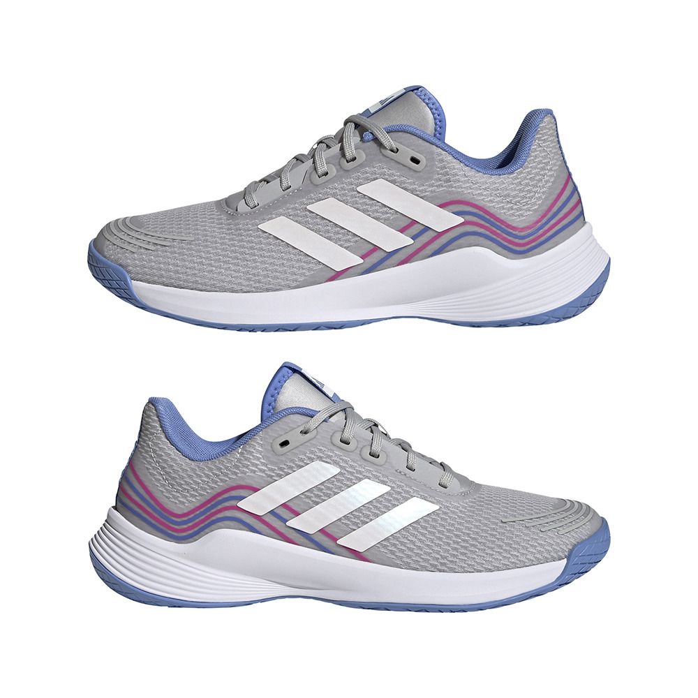 Adidas Performance NOVAFLIGHT PRIMEGREEN - Chaussures volleyball Femme grey two/white/silver