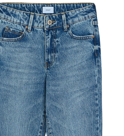 Grønt Jeans - Nadia - Used Blue