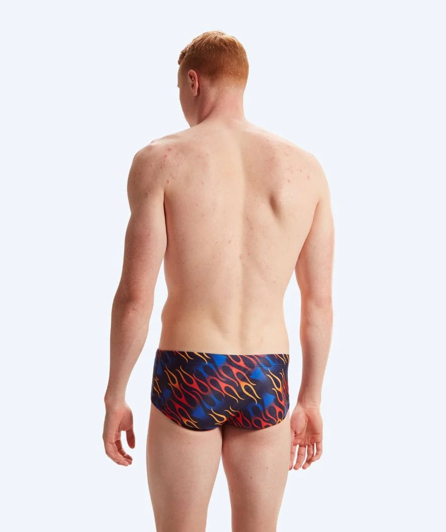 Speedo trunks til mænd - Club Training Allover - Mørkeblå/rød