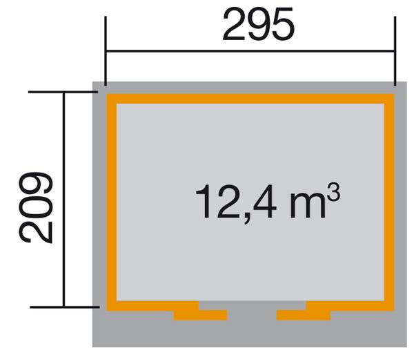 Weka Schiebetürhaus 225 Gr.1, ca.