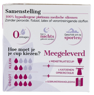 Eco Conseils Misscup Menstruatie Cup Groot Kleurloos 1ST