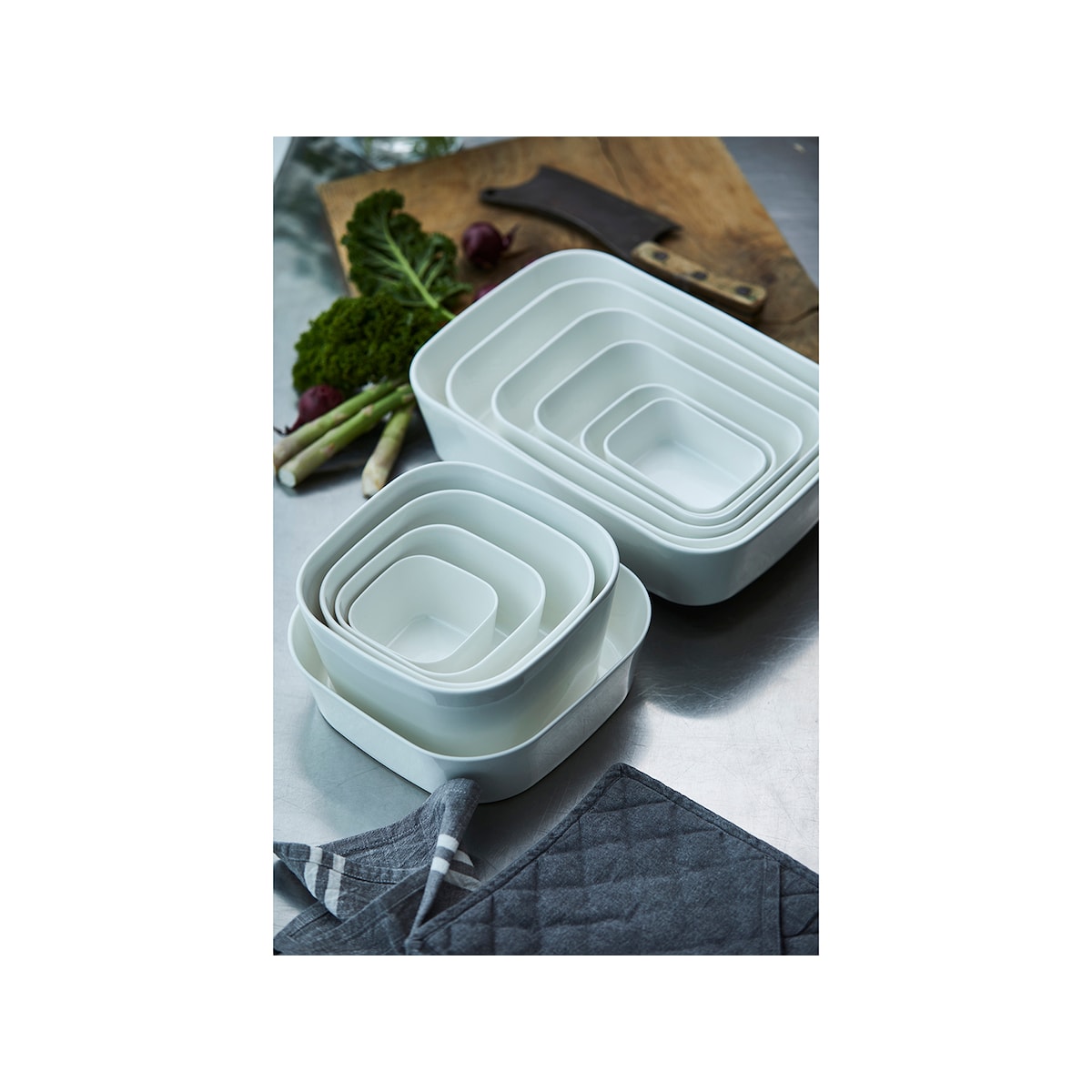 Rosti Modula Dish 30 x 21 x 7 cm White