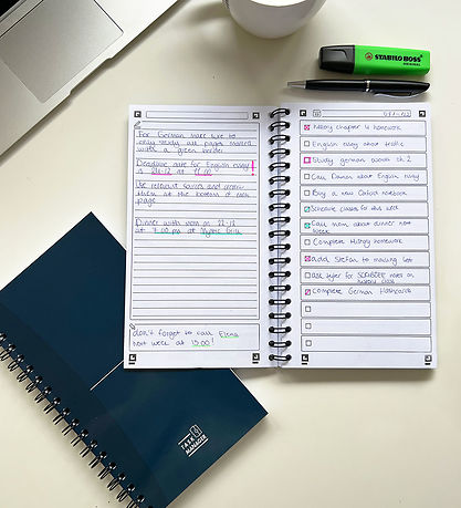 Oxford Notizbuch - Task-Manager