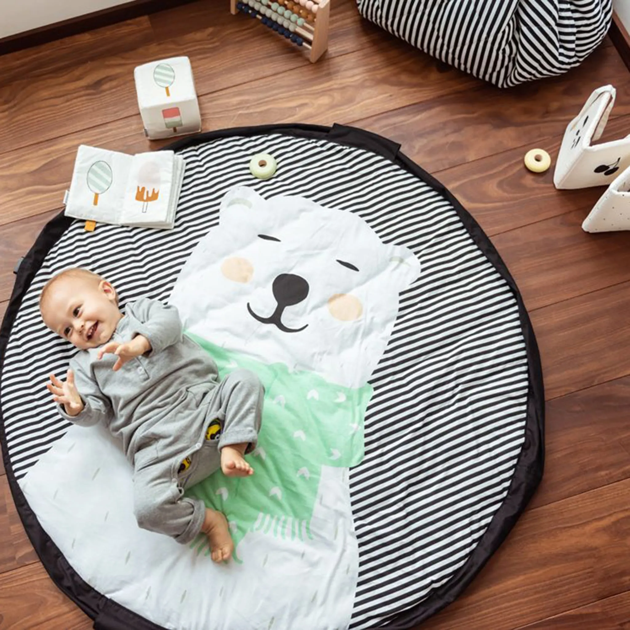 Play N Go Tapis de Rangement Play N Go - Ours Polaire