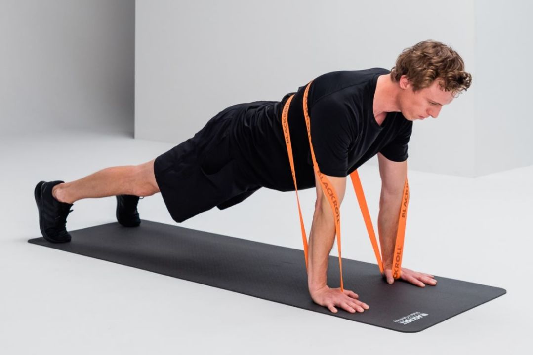 Fitnessband Super Band orange/leicht