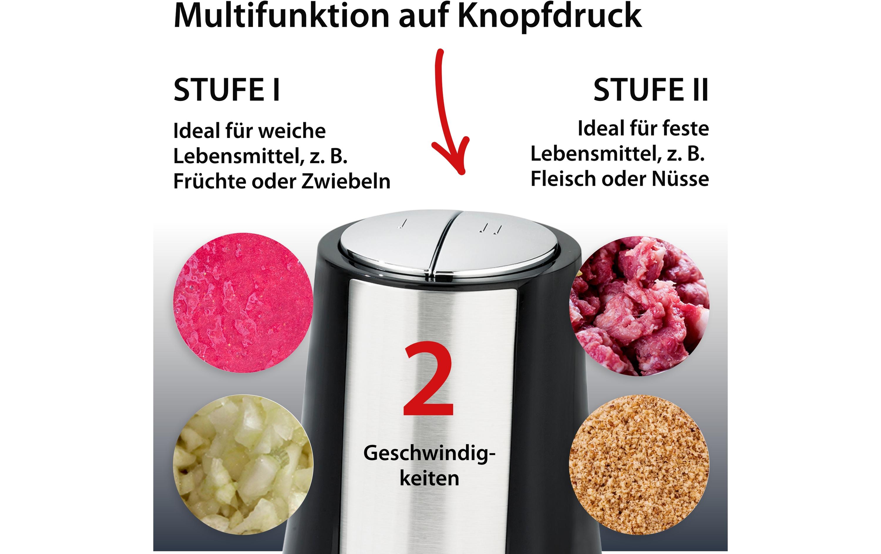 Zerkleinerer KA 2110 0.6 lZerkleinerer mit 600 ml Fassungsvermögen