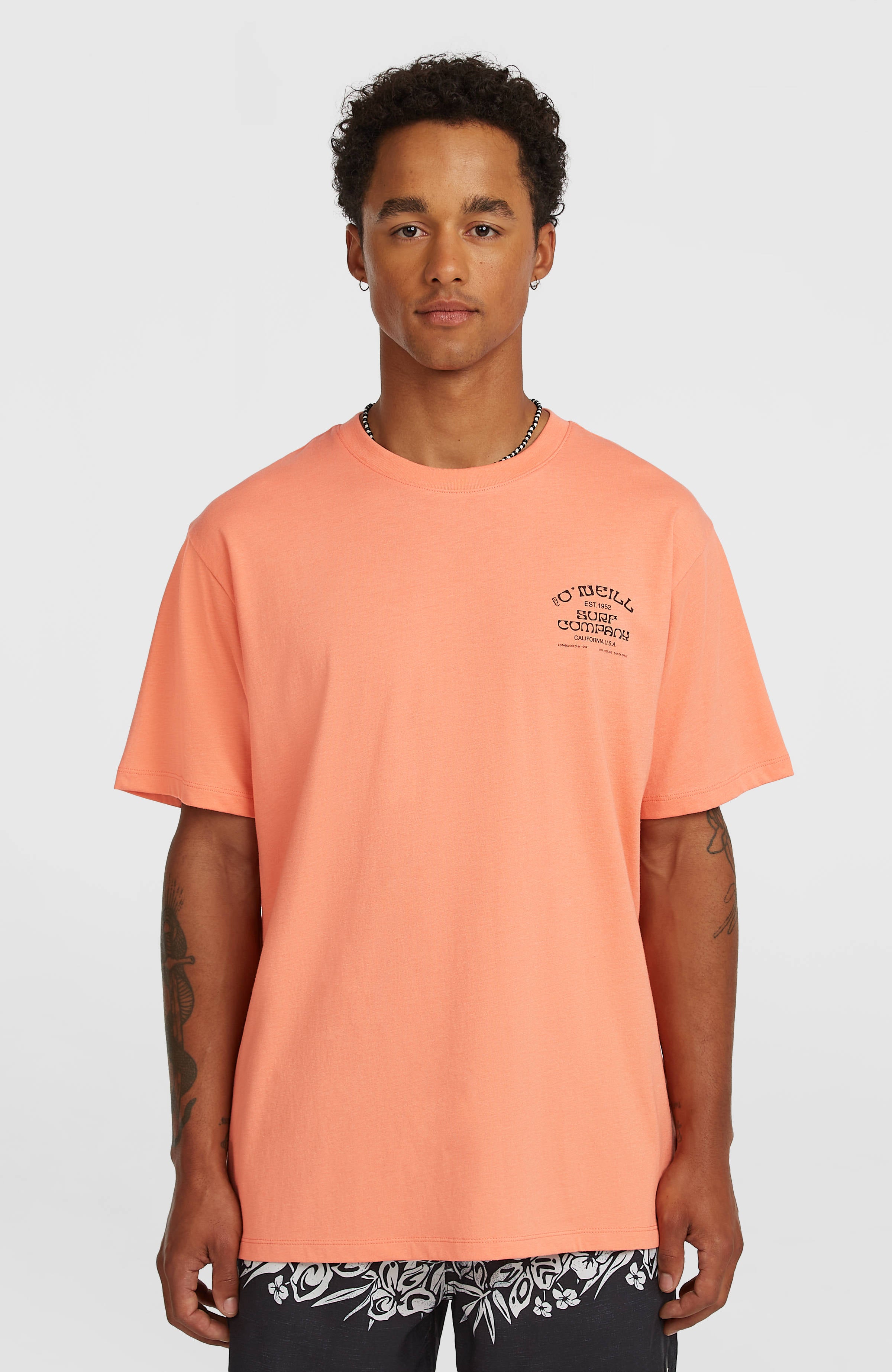 Melange Chest-Print T-shirt