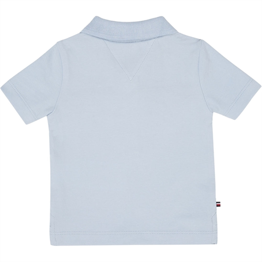 Køb Tommy Hilfiger Baby Flag Polo T-Shirt Breezy Blue
