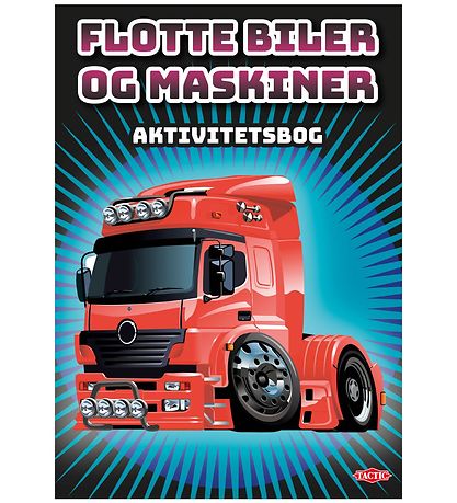 TACTIC Aktivitätsbuch Book - Schöne Autos und Maschinen - Dänisc