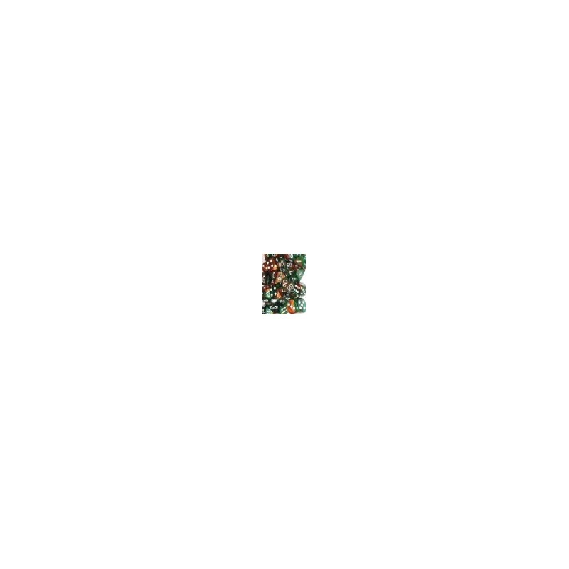 Pack de 36 dés D6 * gemini * CUIVRE & VERT