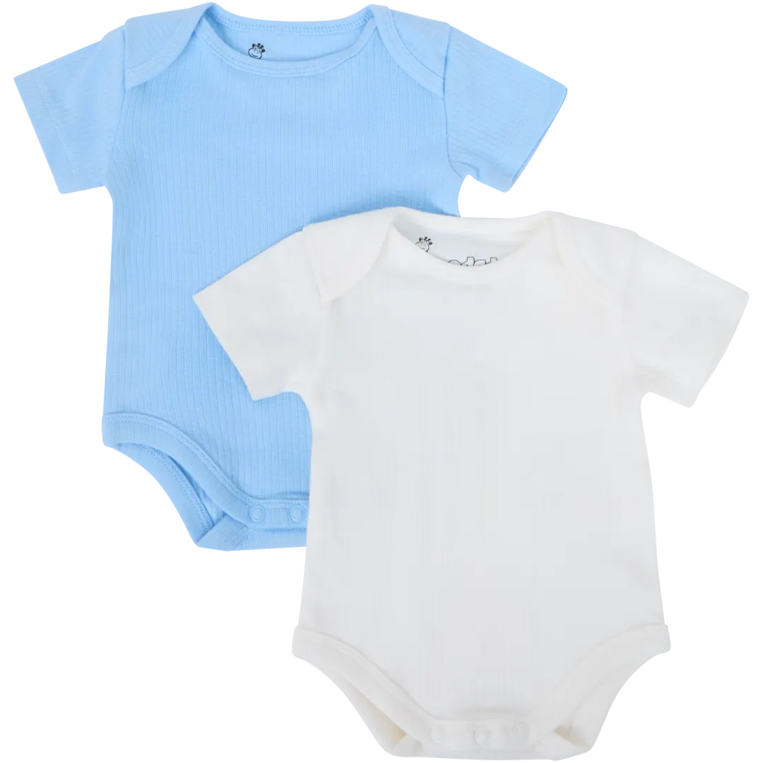 Hoodadoo rompers Extra Soft Maten 50 - 92 | 2 stuks | diverse kleuren
