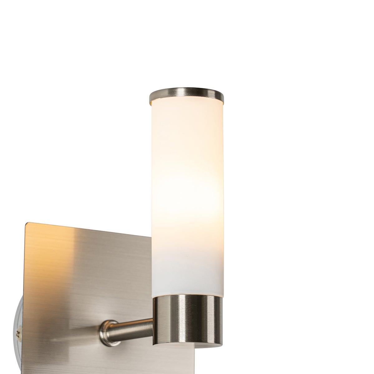 Moderne badkamerwandlamp, staal, IP44 - Bad