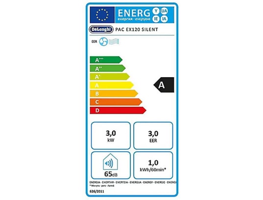 DELONGHI - Climatiseur mobile Pinguino PAC EX120 SILENT