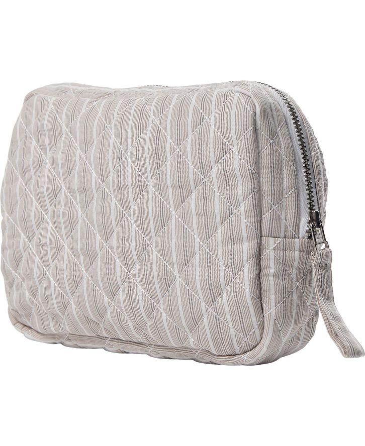 Magasin du Nord Collection Moira 3 G make up bag Beige Stripe