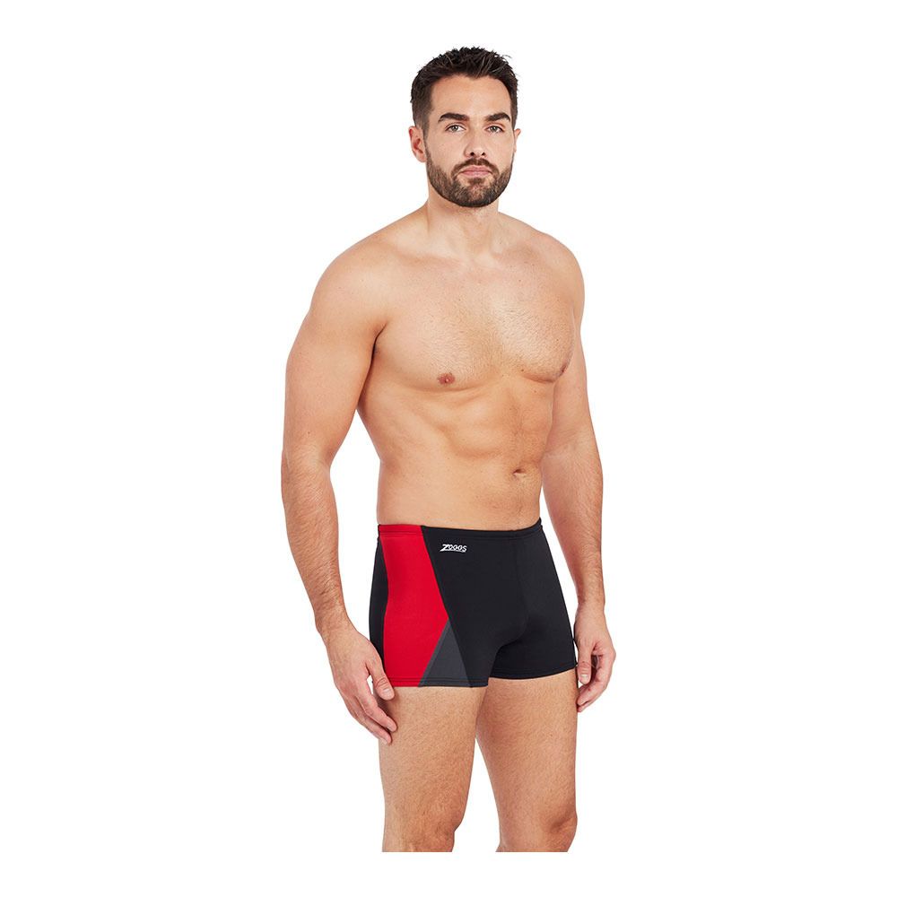 Zoggs PRISM HIP RACER - Jammer Homme black/red
