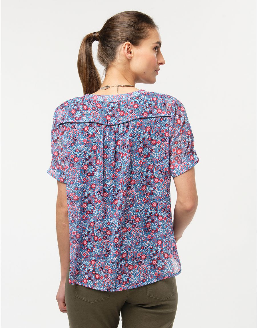 Blouse fluide fleurie