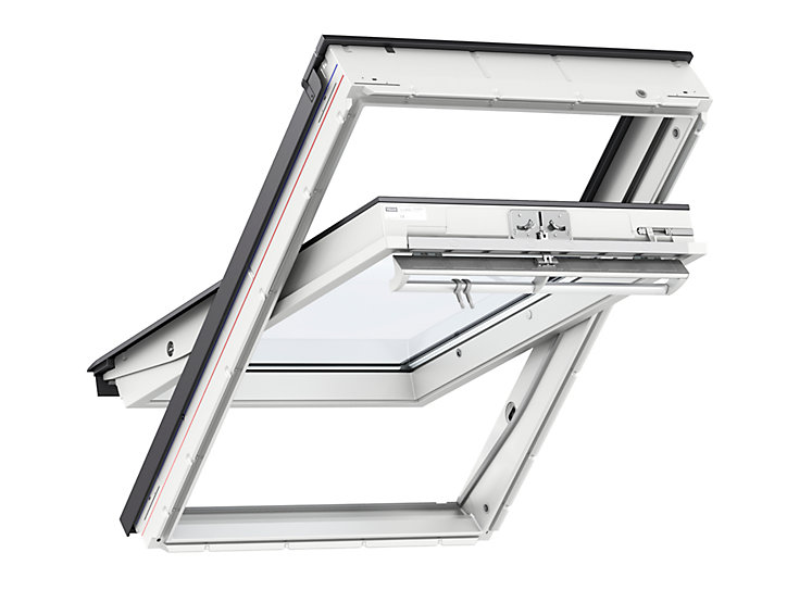 Fenêtre de toit à rotation VELUX Confort Everfinish - polyuréthane L. 114 x H. 140 cm (GGU 0076 SK08)