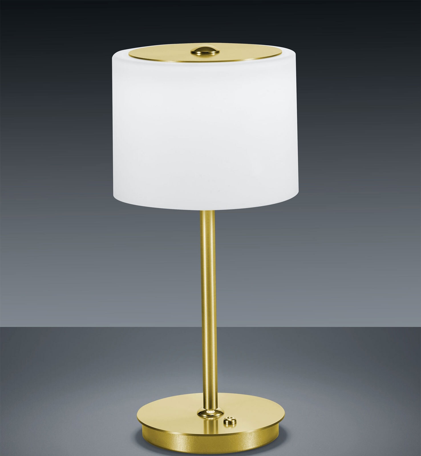 BANKAMP LED Tischlampe GRAZIA messingfarbig