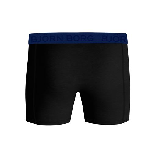 Björn Borg Cotton Stretch 3-pak Boxershorts, Sort/Blå, M