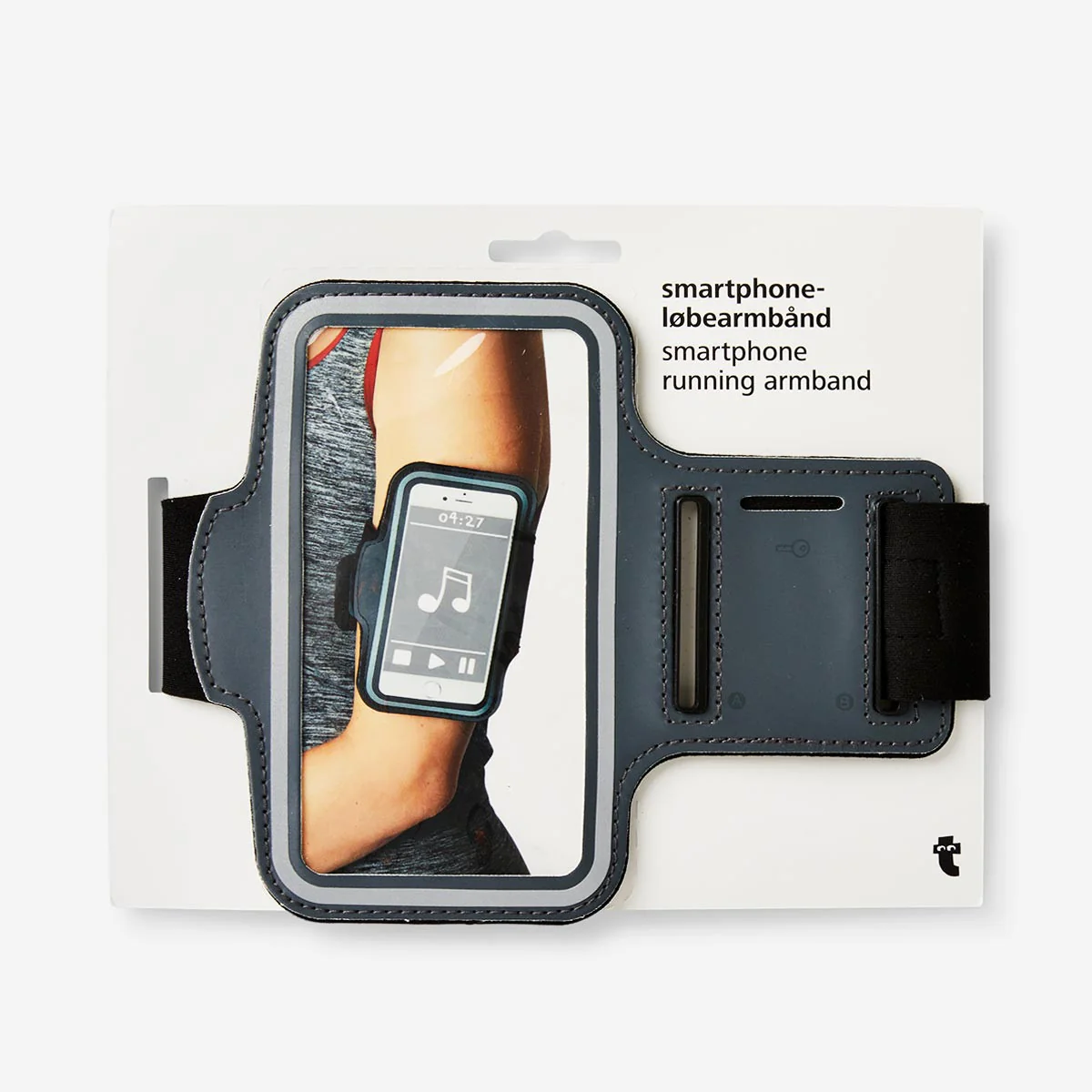 Smartphone-løbearmbånd
