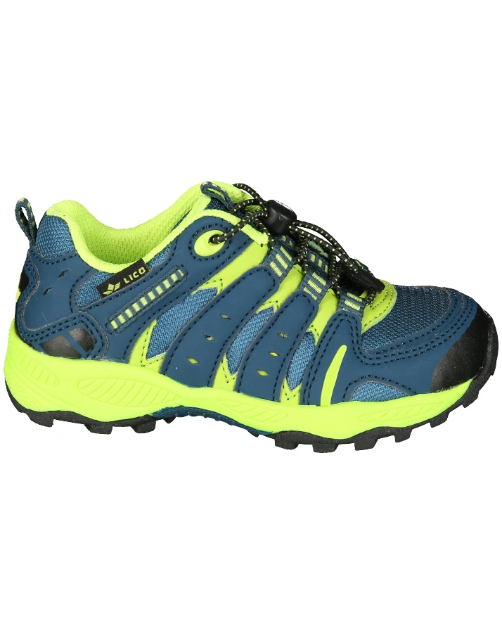 Trekkingschuhe FREMONT mit Schnellschnürsystem in petrol/lemon