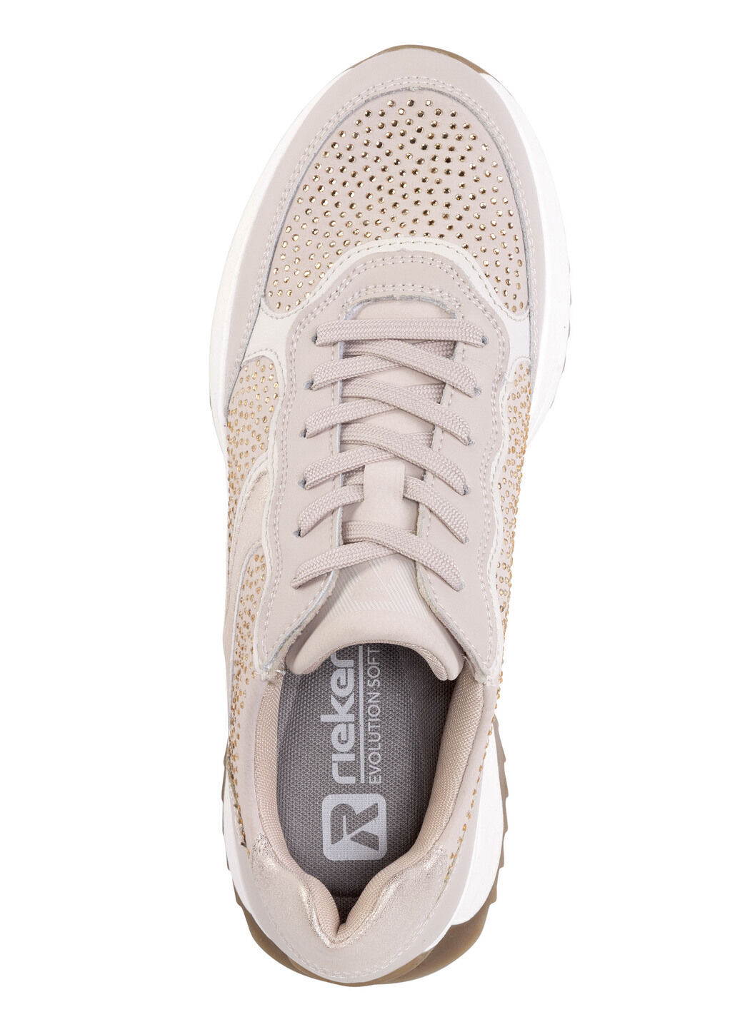 Rieker Sneaker mit Glitzersteinchen