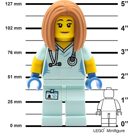 LEGO ICONIC, NURSE 300% LYS M/LED